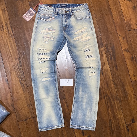 NWT Cult of Individuality Sample Rebel Straight Selvedge Denim